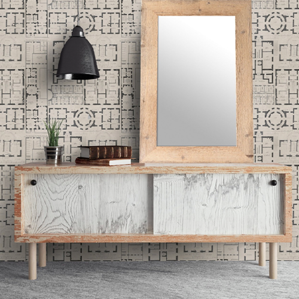 CHATEAU Taupe Premium Wallpaper
