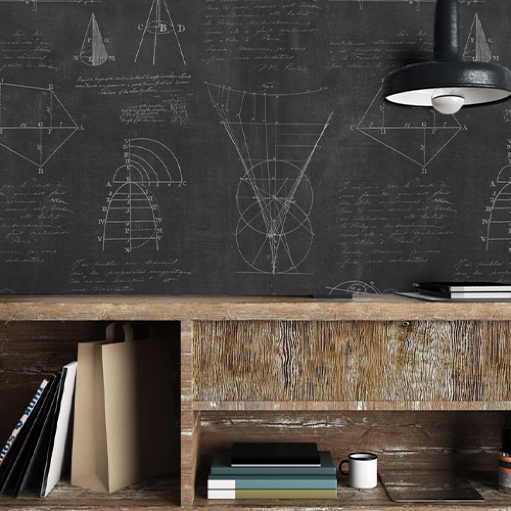 NEWTON GEOMETRY Premium Wallpaper