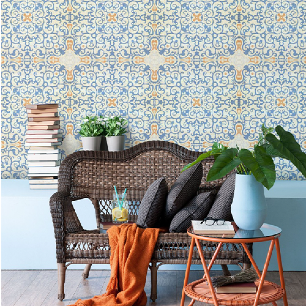 SPANISH TILE Premium Wallpaper
