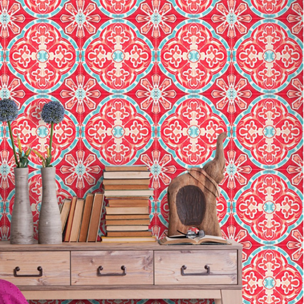 RUFOUS TILE Premium Wallpaper