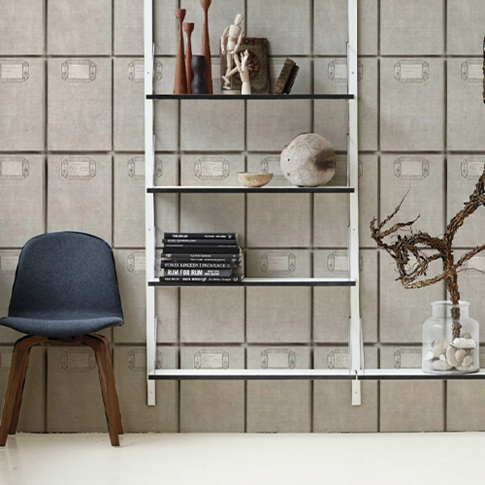 FABRIC COVERS Taupe Premium Wallpaper