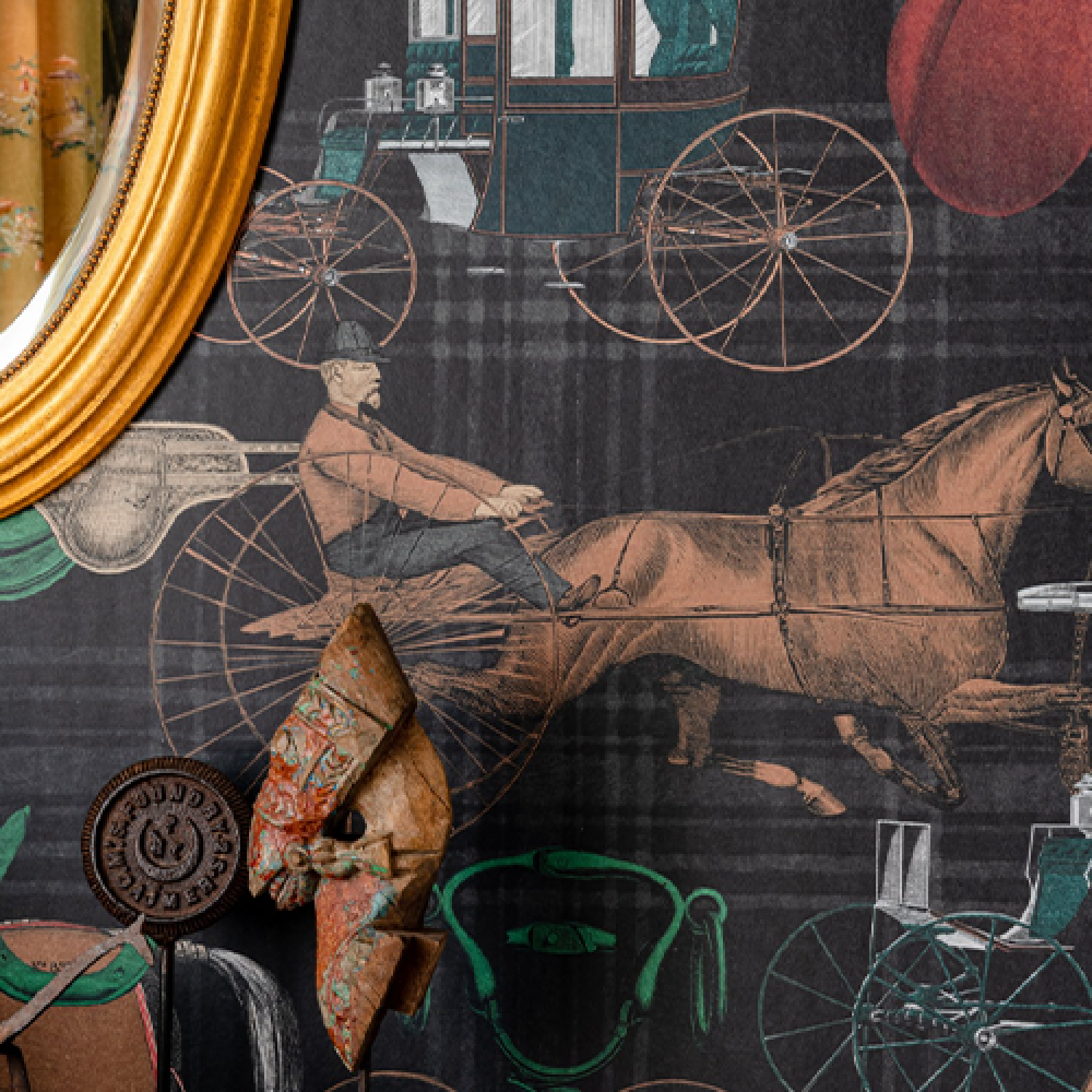 THE JOCKEY Faded Wallpaper