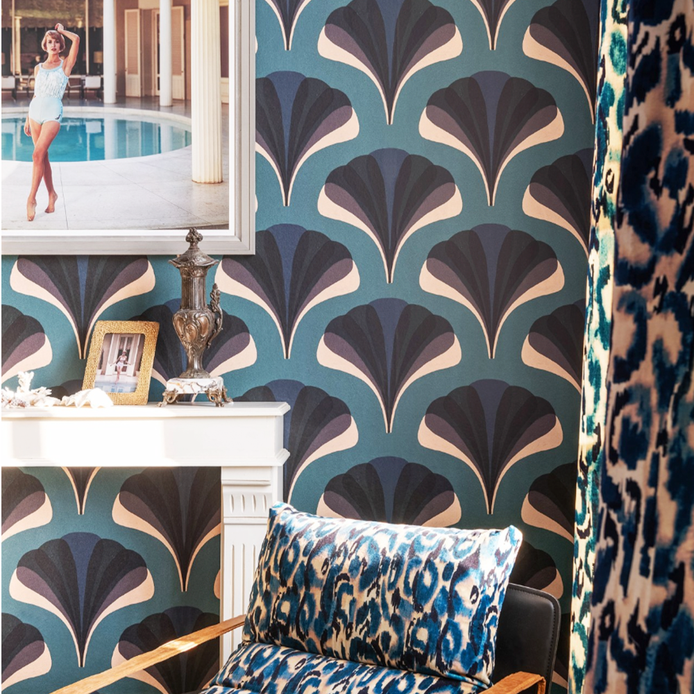 MEZZELUNE Melanzane Wallpaper