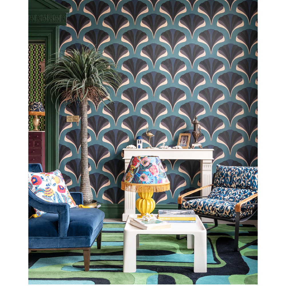 MEZZELUNE Melanzane Wallpaper